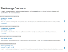 Tablet Screenshot of massage-continuum.blogspot.com