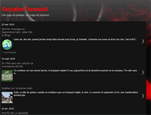 Tablet Screenshot of guylainedussault.blogspot.com