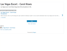 Tablet Screenshot of lasvegasescort-carol.blogspot.com