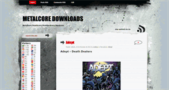 Desktop Screenshot of metalcore-downloads.blogspot.com