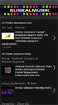 Mobile Screenshot of euskalmusik.blogspot.com