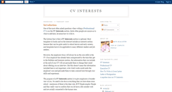 Desktop Screenshot of cvinterests.blogspot.com