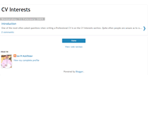 Tablet Screenshot of cvinterests.blogspot.com