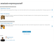 Tablet Screenshot of anastasia-expressyourself.blogspot.com
