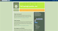 Desktop Screenshot of hotspringsjuniors.blogspot.com