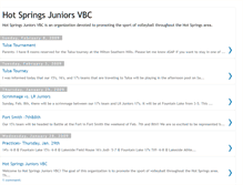Tablet Screenshot of hotspringsjuniors.blogspot.com