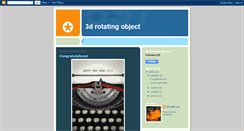 Desktop Screenshot of 3drotating.blogspot.com