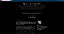 Desktop Screenshot of pompandpageantry.blogspot.com