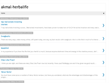 Tablet Screenshot of akmal-herbalife.blogspot.com