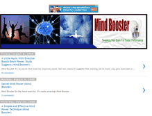 Tablet Screenshot of mind-booster.blogspot.com