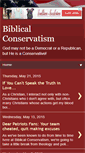 Mobile Screenshot of biblicalconservatism.blogspot.com