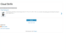 Tablet Screenshot of cloudstrifeinfo.blogspot.com