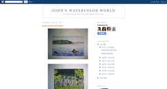 Desktop Screenshot of johnswatercolors.blogspot.com