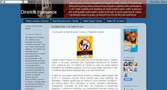 Desktop Screenshot of direitoshumanosuniversais.blogspot.com
