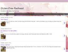 Tablet Screenshot of glutenfreeredhead.blogspot.com