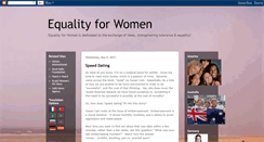 Desktop Screenshot of equalityforwomen15.blogspot.com