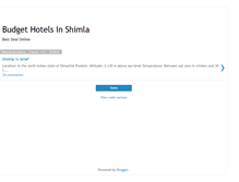 Tablet Screenshot of budgethotelsinshimla.blogspot.com