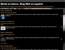 Tablet Screenshot of mentenblancodefran.blogspot.com