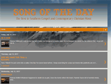 Tablet Screenshot of christiansongoftheday.blogspot.com