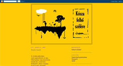 Desktop Screenshot of koszafelhoszelere.blogspot.com