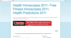 Desktop Screenshot of healthhoroscopes2011.blogspot.com