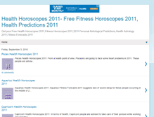 Tablet Screenshot of healthhoroscopes2011.blogspot.com