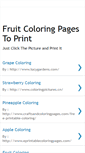 Mobile Screenshot of fruit-coloring-pages-to-print.blogspot.com