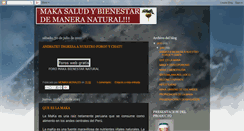 Desktop Screenshot of makabienestarnatural.blogspot.com