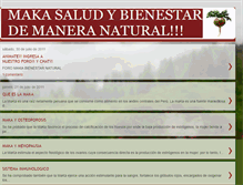 Tablet Screenshot of makabienestarnatural.blogspot.com