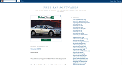 Desktop Screenshot of freesapsoftwares.blogspot.com