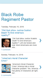 Mobile Screenshot of blackroberegimentpastor.blogspot.com