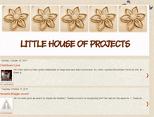 Tablet Screenshot of littlehouseofprojects.blogspot.com