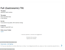 Tablet Screenshot of fullgastronomictilt.blogspot.com