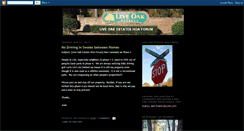 Desktop Screenshot of liveoakestateshoa.blogspot.com