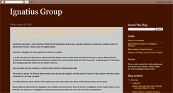 Desktop Screenshot of ignatiusgroup.blogspot.com