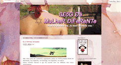 Desktop Screenshot of mulherdiferente.blogspot.com