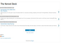 Tablet Screenshot of kenneldeck.blogspot.com
