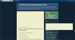 Desktop Screenshot of bestinternetmarketingtoolsonline.blogspot.com