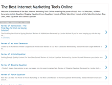 Tablet Screenshot of bestinternetmarketingtoolsonline.blogspot.com