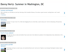 Tablet Screenshot of dannyinwashington.blogspot.com