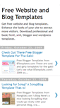 Mobile Screenshot of free-websiteblogtemplates.blogspot.com