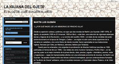 Desktop Screenshot of iguanadelojete.blogspot.com