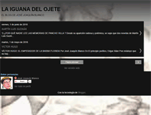 Tablet Screenshot of iguanadelojete.blogspot.com