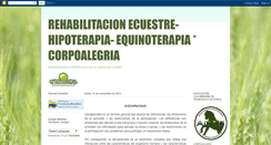 Desktop Screenshot of equinoterapiacorpoalegria.blogspot.com