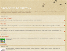 Tablet Screenshot of oscrochesdacristina.blogspot.com