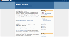 Desktop Screenshot of modern-science.blogspot.com