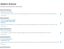 Tablet Screenshot of modern-science.blogspot.com