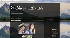 Desktop Screenshot of matkamaailmalle.blogspot.com
