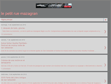 Tablet Screenshot of lepetitruemazagran.blogspot.com