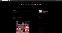 Desktop Screenshot of eintrachtfans-tv.blogspot.com